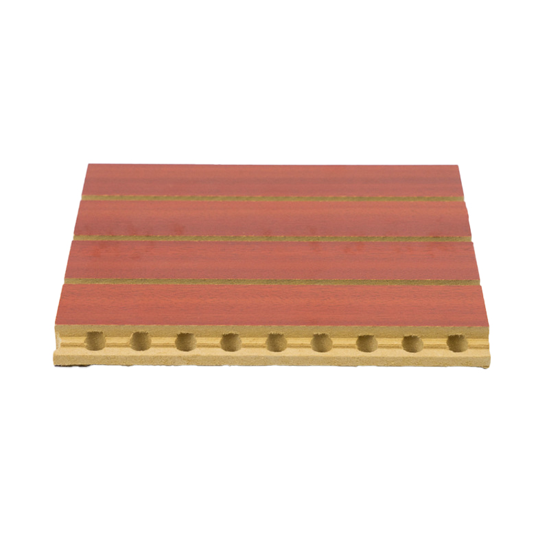 Flame retardant trough wood sound-absorbing board-2