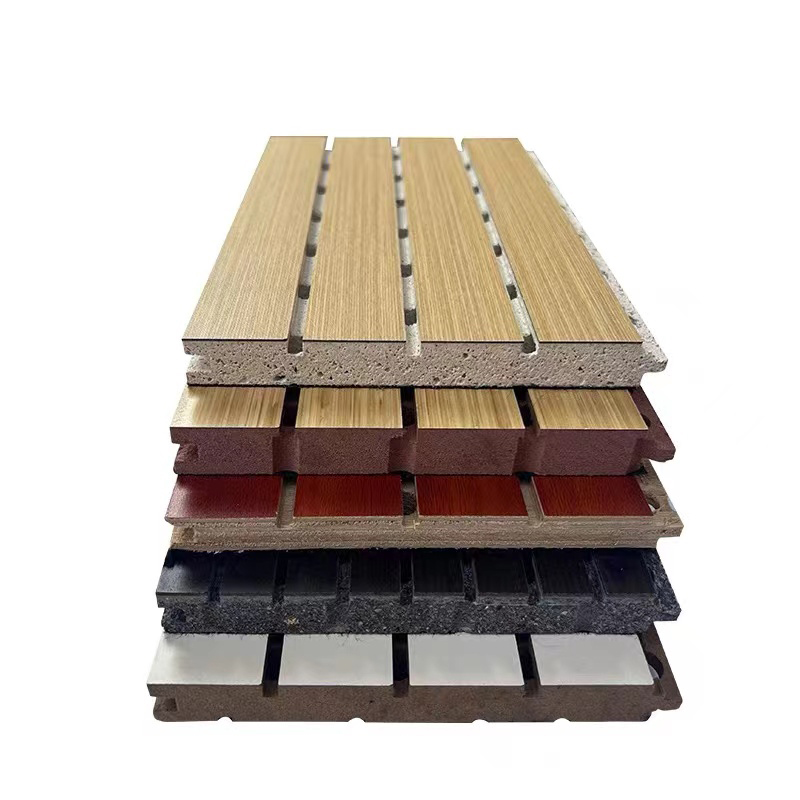 Flame retardant trough wood sound-absorbing board-4